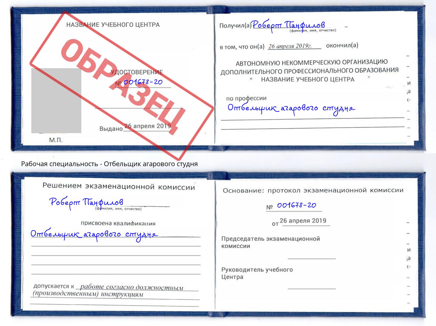 Отбельщик агарового студня Сертолово